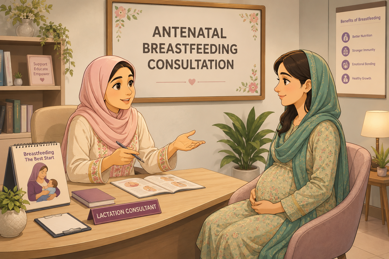 Prenatal preparation for lactation